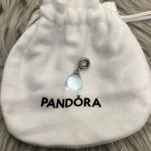 Pandora Blue Topaz Dangle Charm